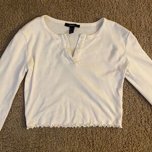 Cute frilled crop top